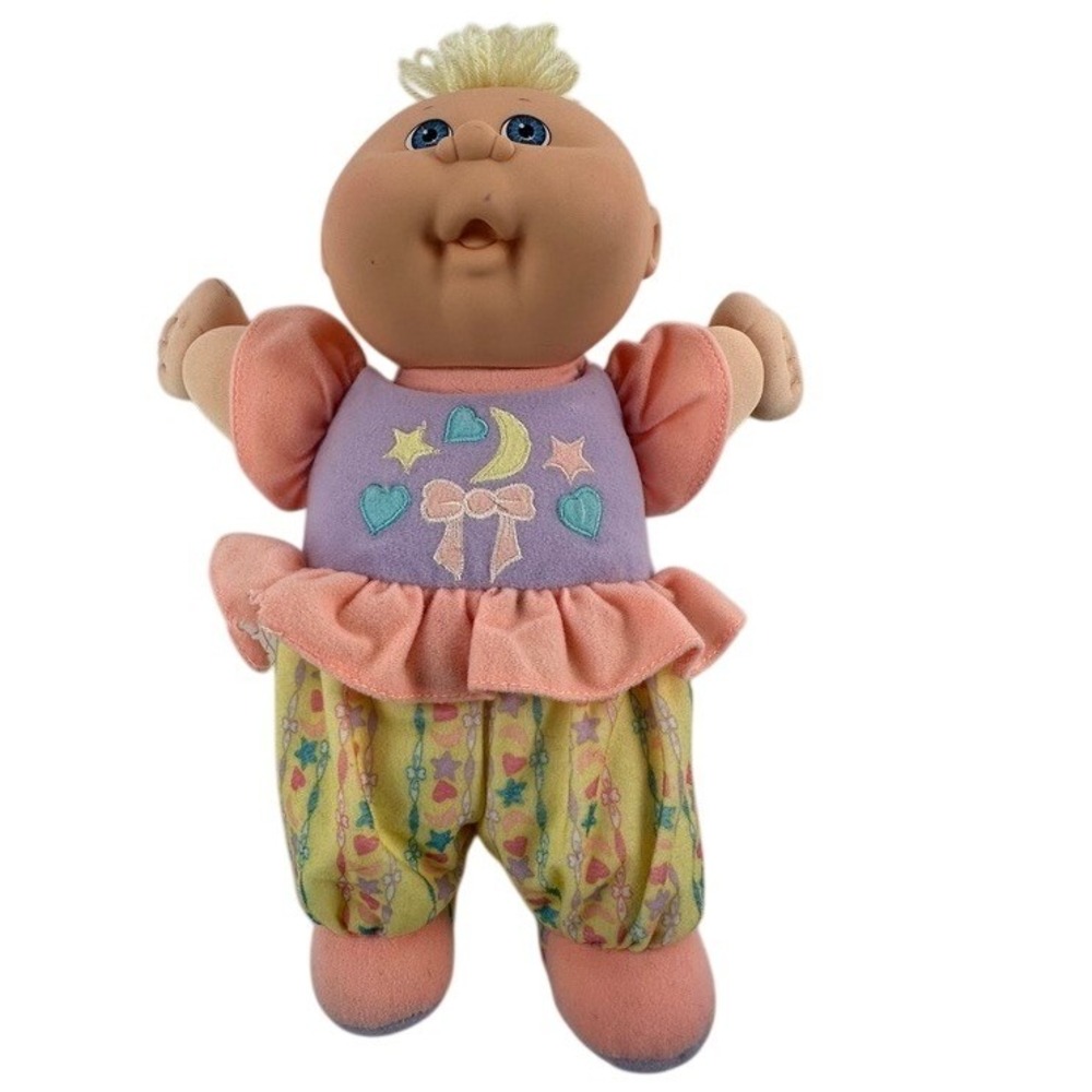 Cabbage Patch Kids 12" Doll Little Lullaby Blue Eyes Blonde 1991 Hasbro NO MUSIC